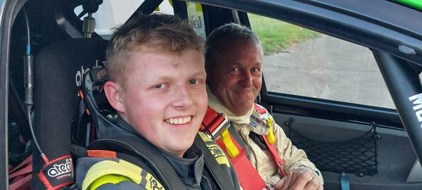 ENGLISH JUNIOR RALLY CHAMPIONS AND 2ND OVERALL IN THE JUNIOR RALLY SCOTLAND