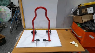 Lot 89 - MOTORCYCLE PADDOCK STAND
