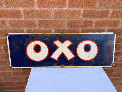 Lot 85 - OXO ENAMEL SIGN