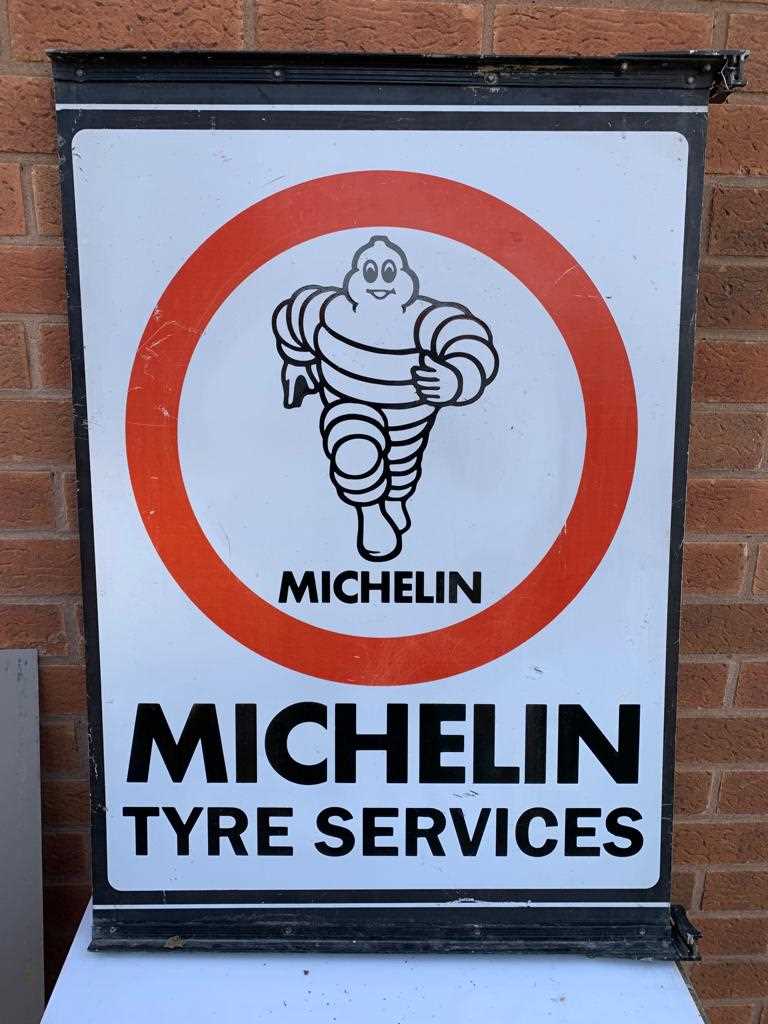 Lot 97 - MICHELIN SIGN DOUBLE SIDED