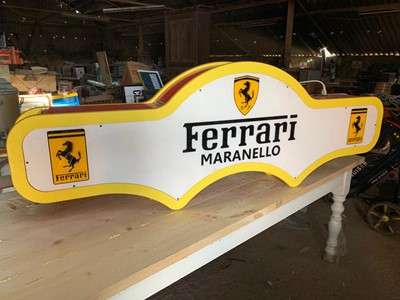 Lot 161 - FERRARI MARANELLO LARGE  LIGHT UP SIGN