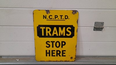 Lot 151 - NCPTD TRAM DOUBLE SIDED SIGN