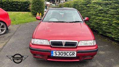 Lot 538 - 1998 ROVER 218 VVC COUPE