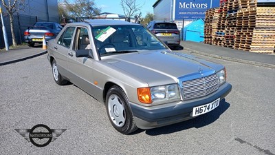 Lot 476 - 1991 MERCEDES 190E AUTO