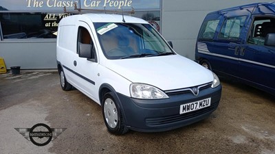 Lot 572 - 2007 VAUXHALL COMBO 1700 CDTI