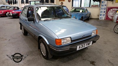 Lot 592 - 1984  FORD FIESTA GHIA