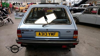 Lot 592 - 1984  FORD FIESTA GHIA