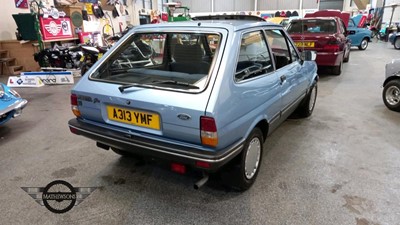 Lot 592 - 1984  FORD FIESTA GHIA