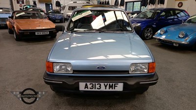 Lot 592 - 1984  FORD FIESTA GHIA