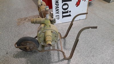 Lot 13 - PEGSON-MARLON WATER PUMP WITH JAP ENGINE AS FOUND ENGINE TURNS OVER