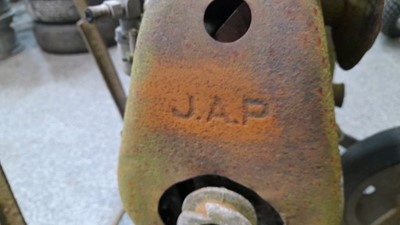 Lot 13 - PEGSON-MARLON WATER PUMP WITH JAP ENGINE AS FOUND ENGINE TURNS OVER