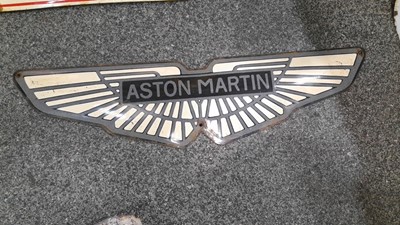 Lot 33 - ASTON MARTIN ENAMEL SIGN