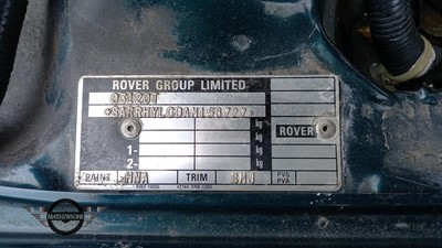 Lot 51 - 1995 ROVER 623 SLI