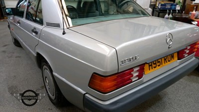 Lot 690 - 1990 MERCEDES 190E AUTO