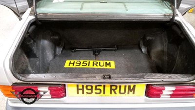 Lot 690 - 1990 MERCEDES 190E AUTO