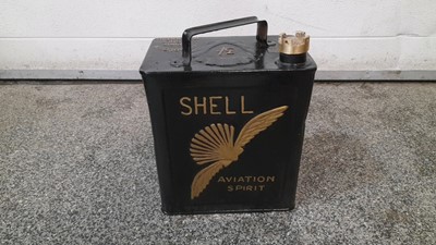 Lot 551 - SHELL AVIATION PETROL CAN