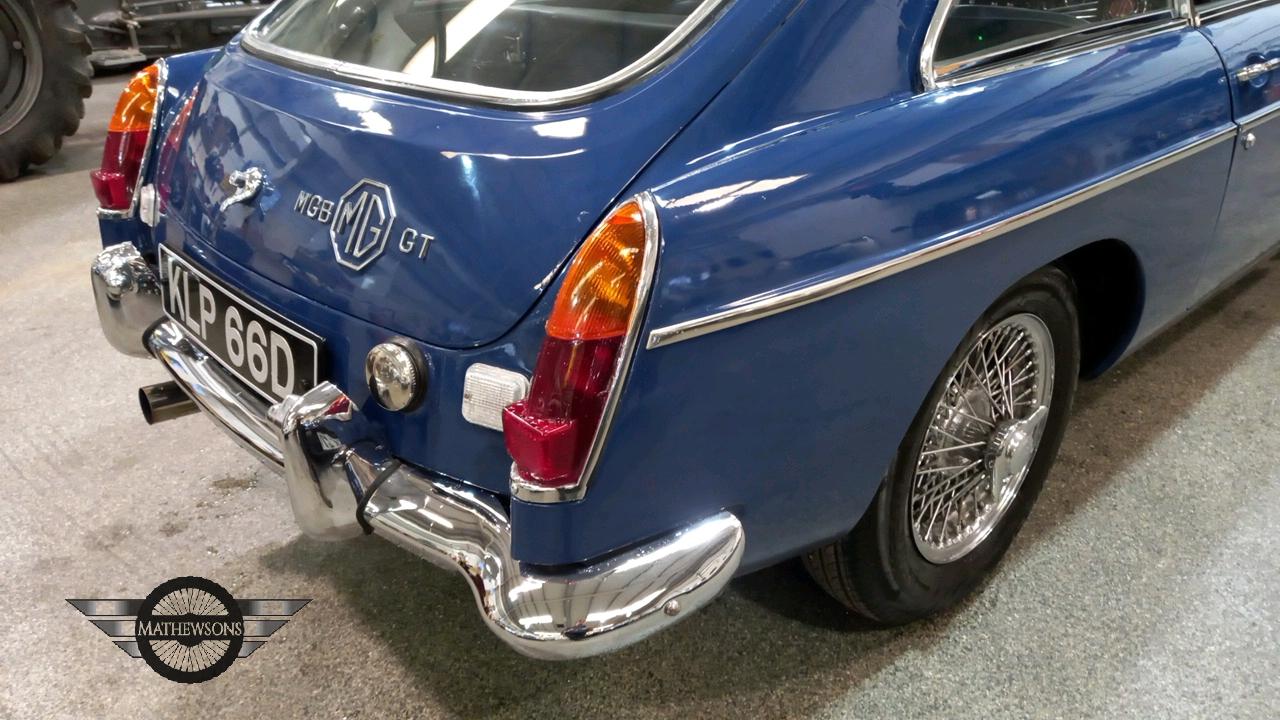 67 MGB GT Mineral Blue