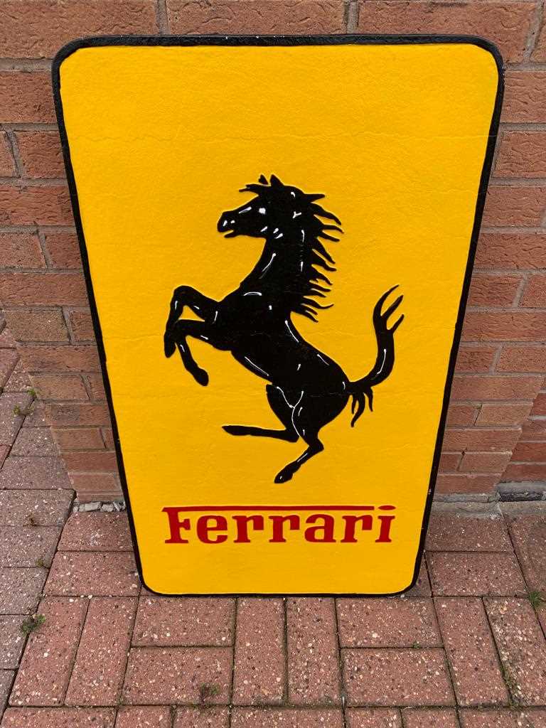Ferbery Signs Lot 5 - LARGE FERRARI SIGN