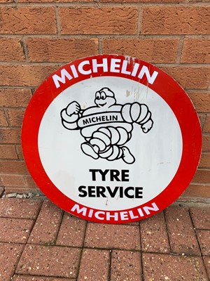 Lot 21 - ROUND MICHELIN TYRE SIGN