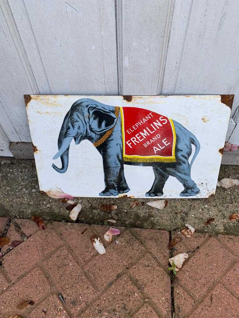 Lot 431 - FREMLINS ALE ENAMEL SIGN