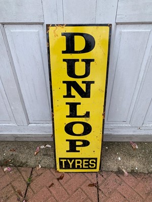 Lot 463 - DUNLOP TYRES ENAMEL SIGN