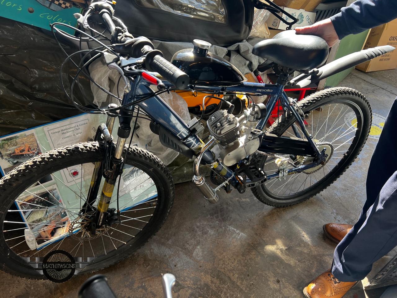 Push bike with store engine for sale