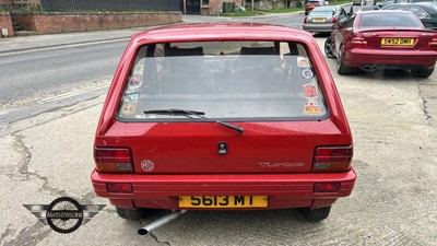 Lot 712 - 1988 MG METRO TURBO