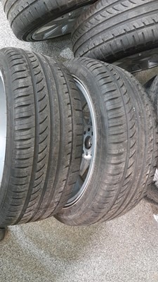 Lot 619 - 4X VW/AUDI ALLOY WHEELS & TYRES REFURBISHED