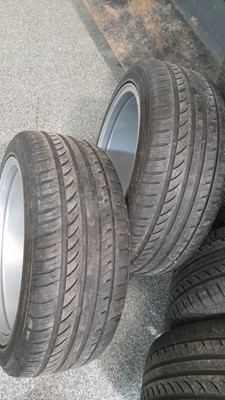 Lot 619 - 4X VW/AUDI ALLOY WHEELS & TYRES REFURBISHED