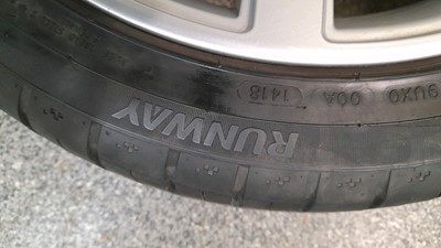 Lot 619 - 4X VW/AUDI ALLOY WHEELS & TYRES REFURBISHED