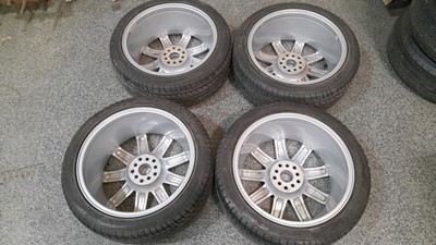 Lot 619 - 4X VW/AUDI ALLOY WHEELS & TYRES REFURBISHED