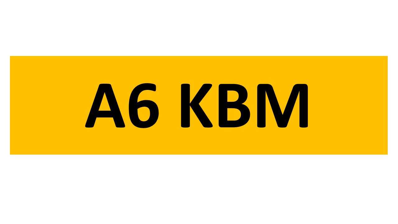 Lot 18 - REGISTRATION ON RETENTION - A6 KBM