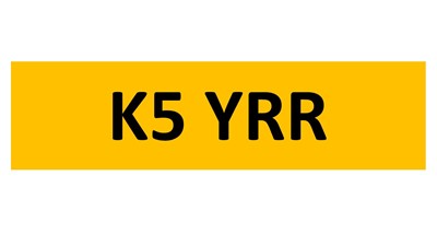 Lot 19-5 - REGISTRATION ON RETENTION - K5 YRR