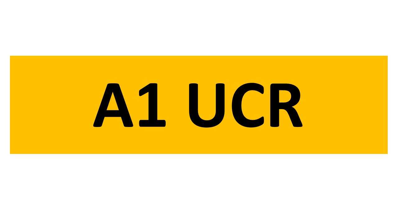 Lot 21 - REGISTRATION ON RETENTION - A1 UCR