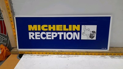 Lot 343 - MICHELIN RECEPTION SIGN