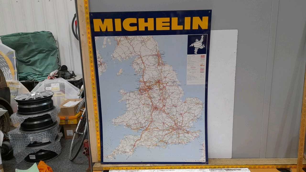 Lot 399 - MICHELIN MAP SIGN