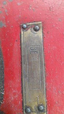 Lot 439 - LARGE RED MOBIL OIL TANK & PUMP