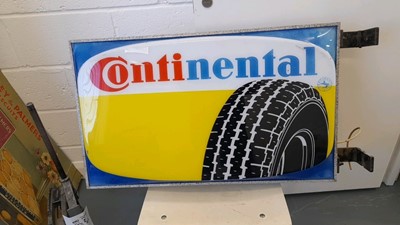 Lot 515 - CONTINENTAL DOUBLE SIDED LIGHT UP SIGN