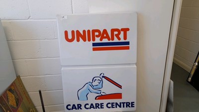 Lot 687 - UNIPART CAR CENTRE SIGN