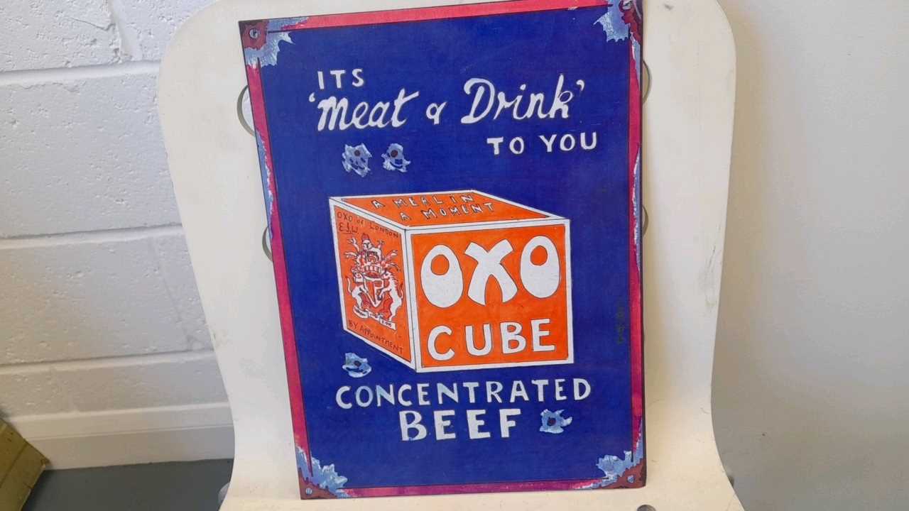 Lot 679 - OXO CUBE SIGN