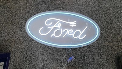 Lot 531 - FORD  OVAL NEON SIGN