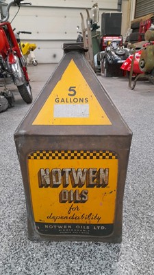 Lot 579 - NOTWEN  5 GALLON OIL CAN