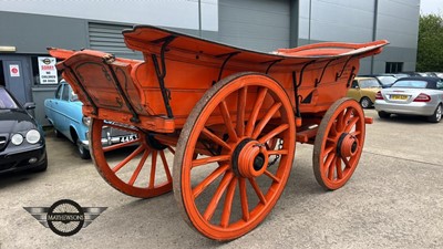 Lot 502 - J COOKE 4 WHEEL HORSE DRAWN HAY WAGON