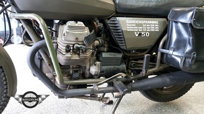 Lot 429 - 1985 MOTO GUZZI V50 NATO DUTCH MILITARY V50 NATO