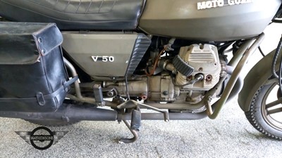 Lot 429 - 1985 MOTO GUZZI V50 NATO DUTCH MILITARY V50 NATO