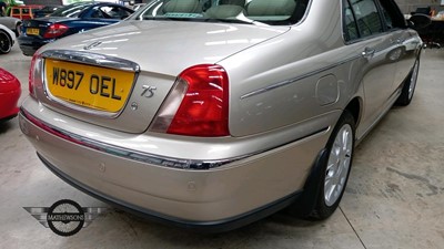 Lot 620 - 2000 ROVER 75 CONNOISSEUR SE AUTO