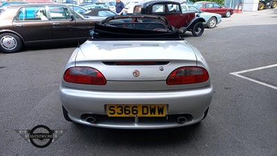 Lot 652 - 1998 MG F 1.8I VVC