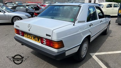 Lot 67 - 1988 MERCEDES 190E AUTO