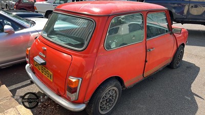 Lot 530 - 1980 AUSTIN MORRIS MINI 1275 GT