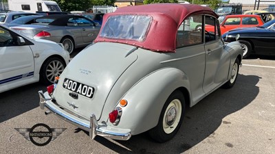 Lot 301 - 1959 MORRIS 1000